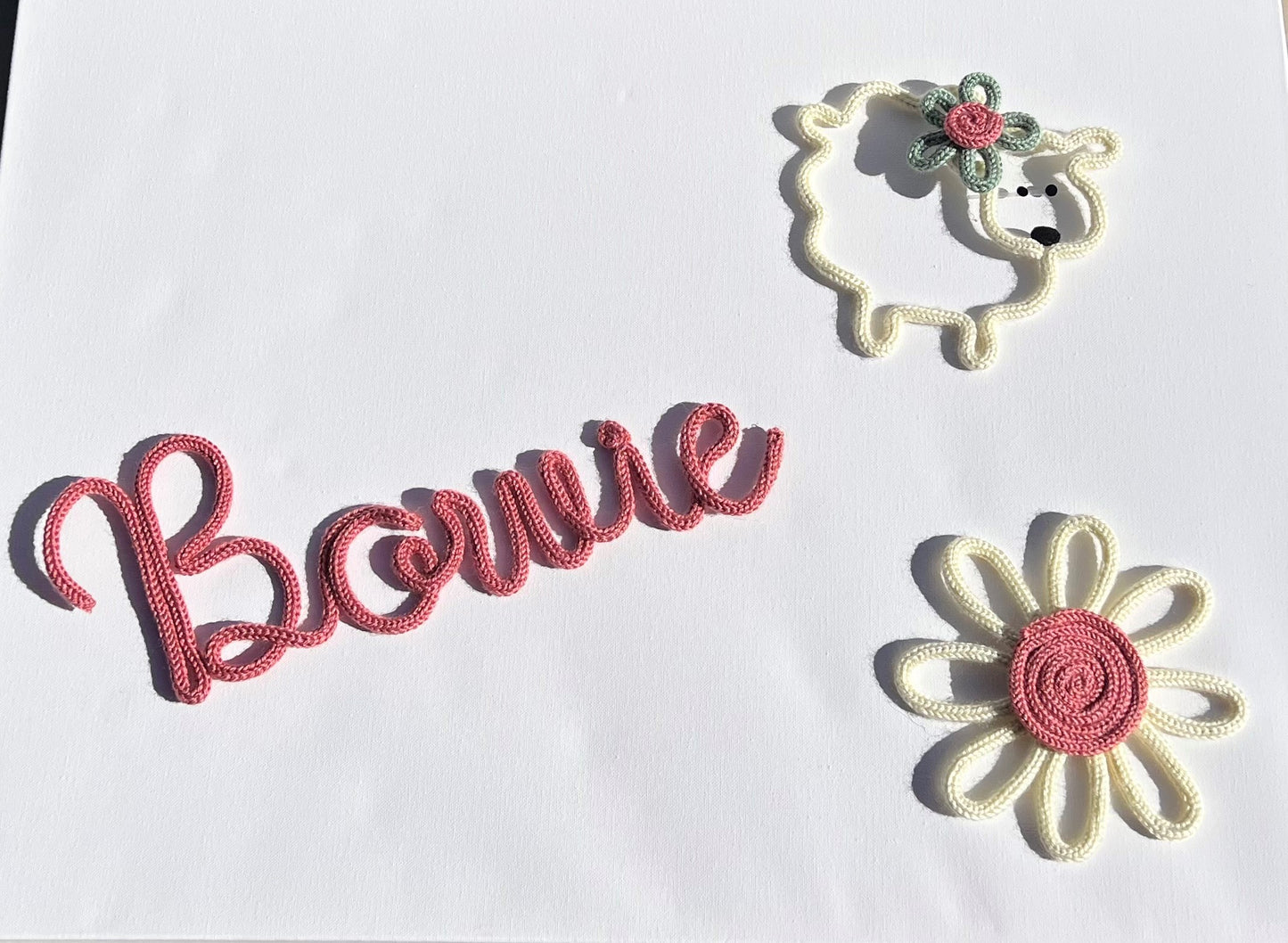 Personalised Knitted Names or Words 3-5 letters