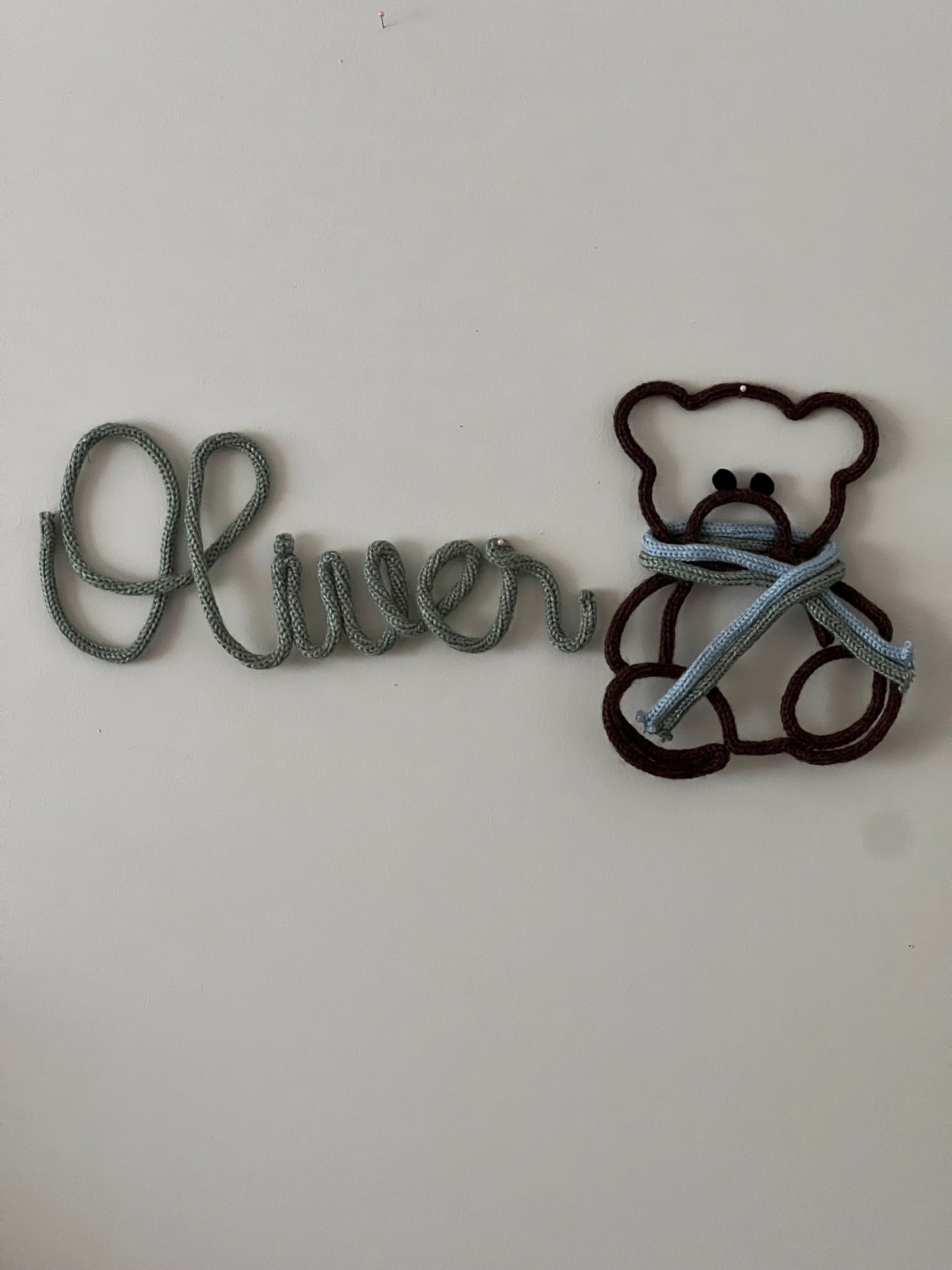 Personalised Knitted Names or words  6-9 letters