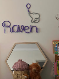 Personalised Knitted Names or words  6-9 letters