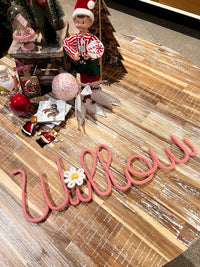 Personalised Knitted Names or words  6-9 letters