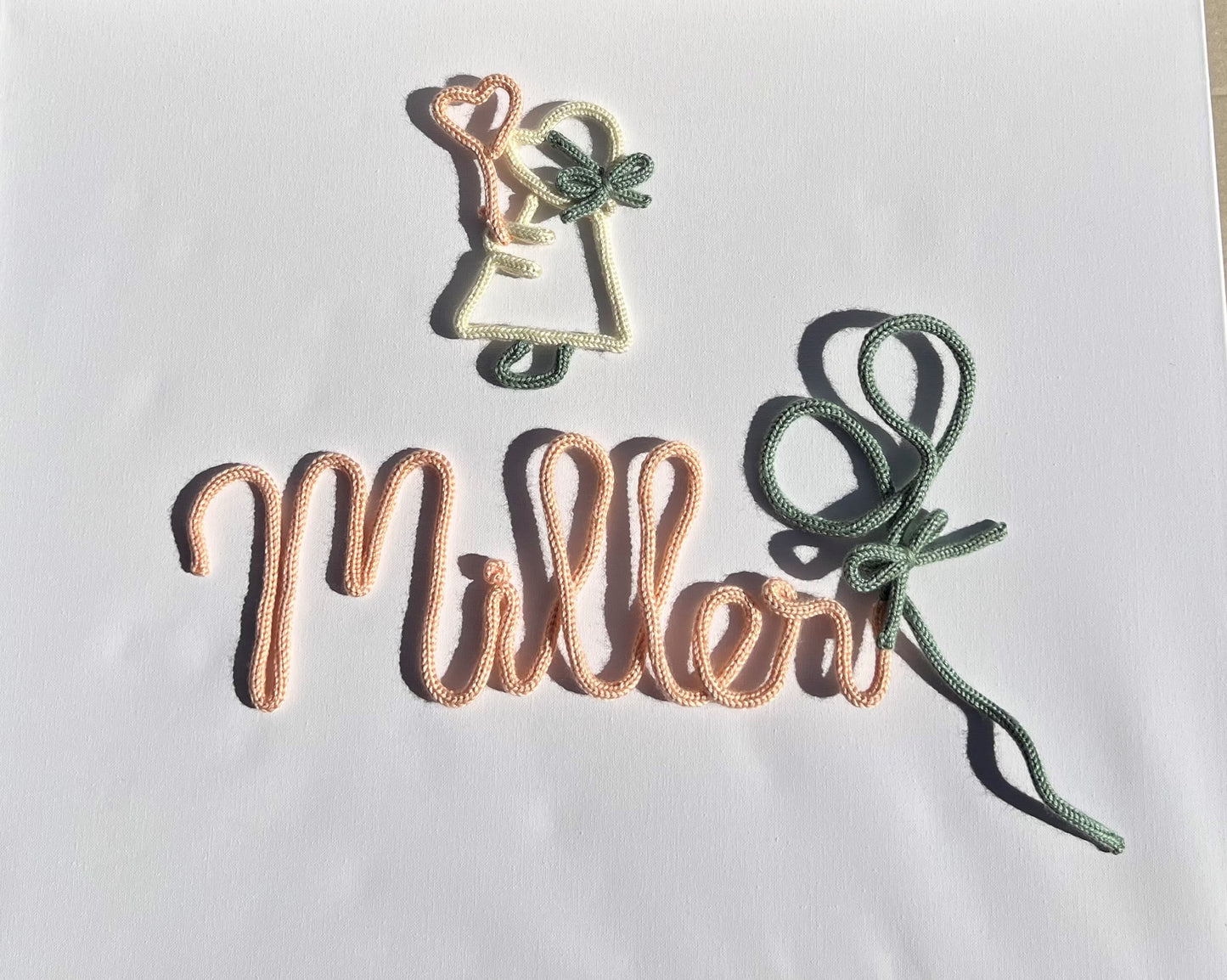 Personalised Knitted Names or words  6-9 letters