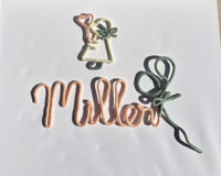 Personalised Knitted Names or words  6-9 letters