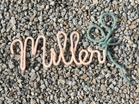 Personalised Knitted Names or words  6-9 letters